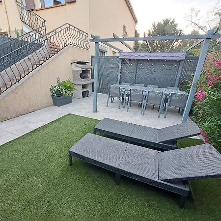 La Villa Castel - Haut De Villa - Parkings- 3 Chambres - 8 Couchages - Jardin - Barbecue Кань-сюр-Мер Экстерьер фото