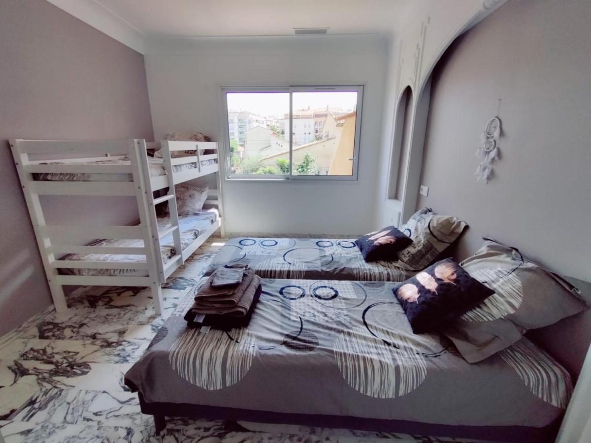 La Villa Castel - Haut De Villa - Parkings- 3 Chambres - 8 Couchages - Jardin - Barbecue Кань-сюр-Мер Экстерьер фото